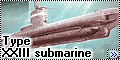 ICM 1/144 type XXIII submarine