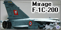 ESCI 1/72 Mirage F-1C-200-1