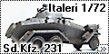 Italeri 1/72 Sd.Kfz. 231 (6-rad)