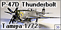 Tamiya 1/72 P-47D Thunderbolt Bubbletop Kokomo