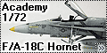 Academy 1/72 F/A-18C Hornet